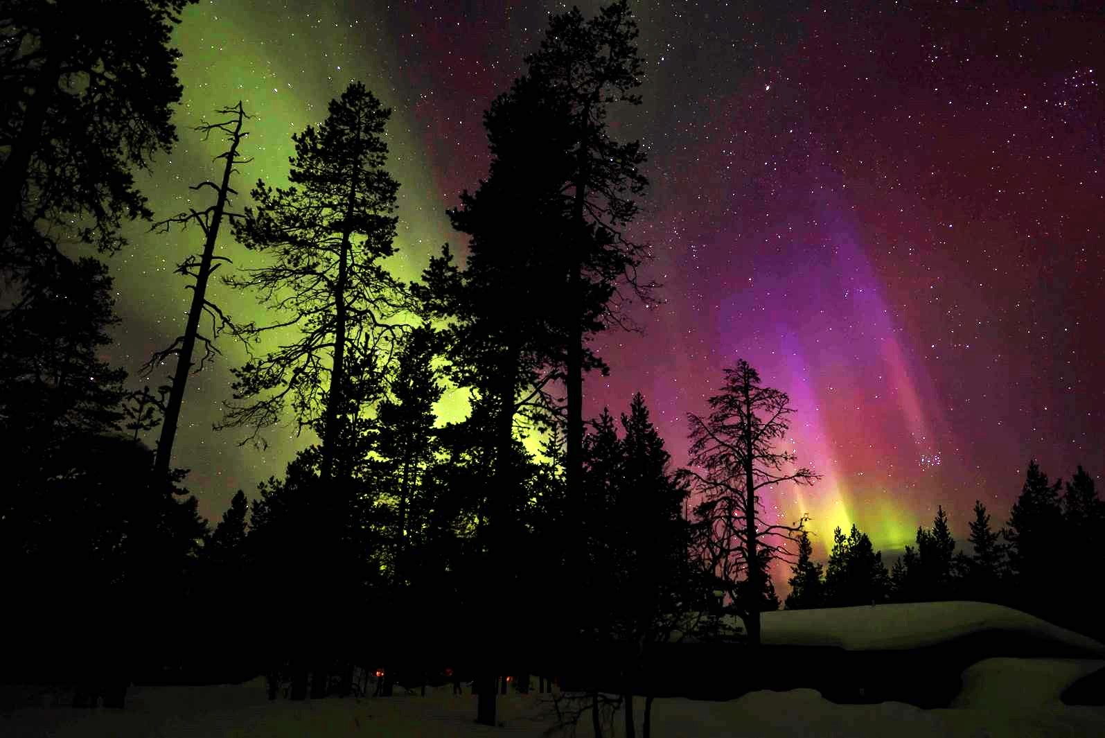 Aurora boreale, il colore della notte