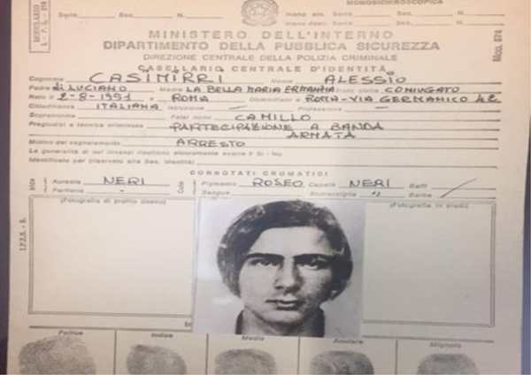  Casimirri, ultimo latitante di via Fani �