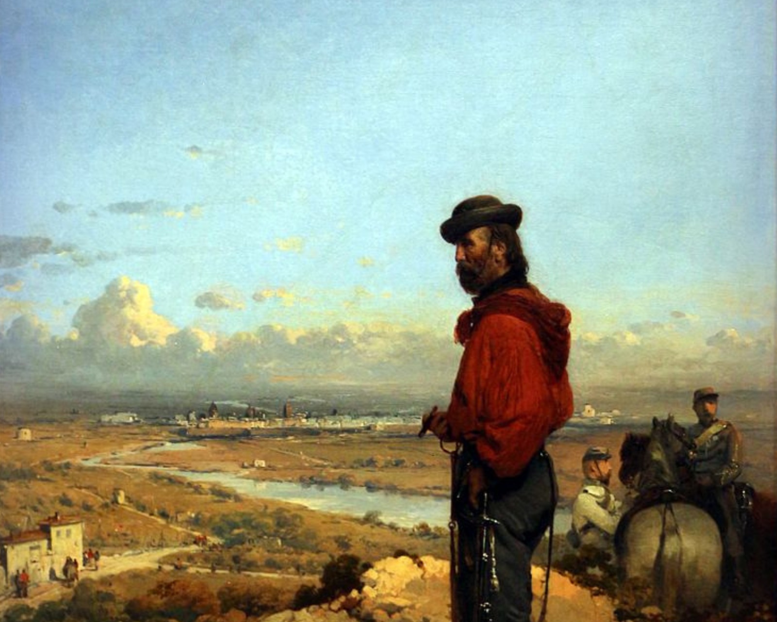 Garibaldi salvato da un pescatore
