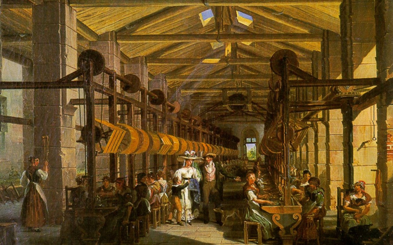 La difficile vita nelle filande