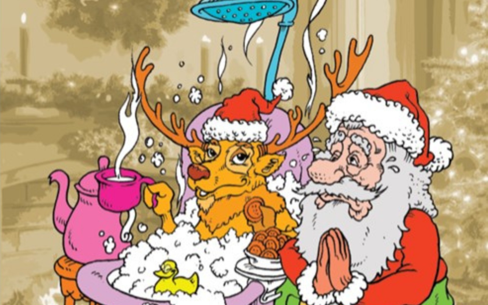 La pigra renna di Natale